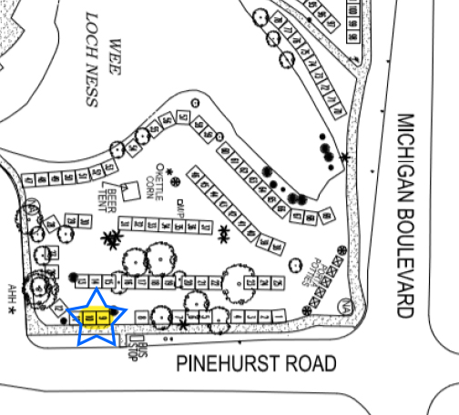 Map of Kim's Booth